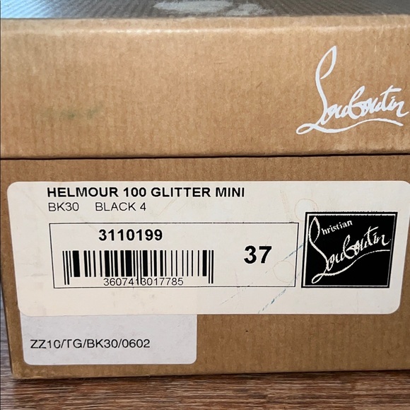 Christian Louboutin Helmour 100 Glitter Mini - Picture 6 of 6